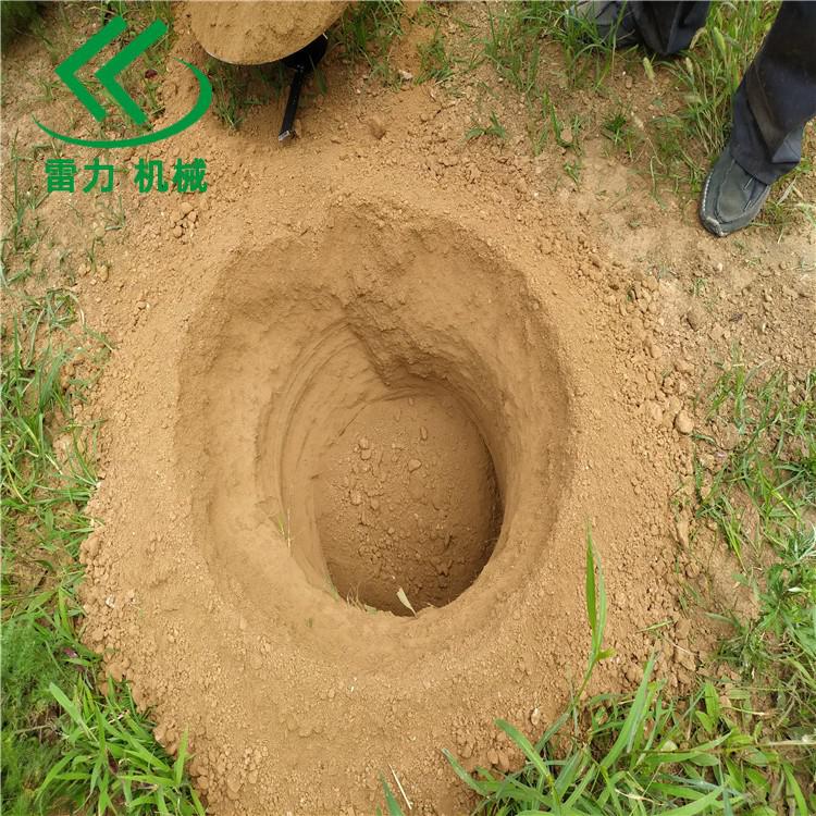 手提式挖坑機下鉆成孔